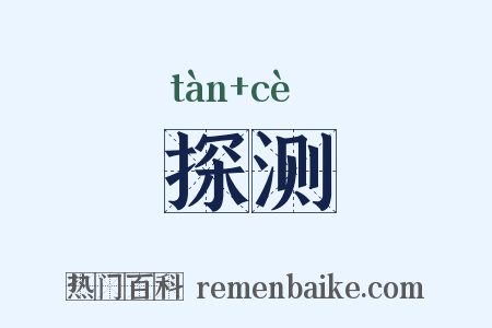 探测是什么意思的图片